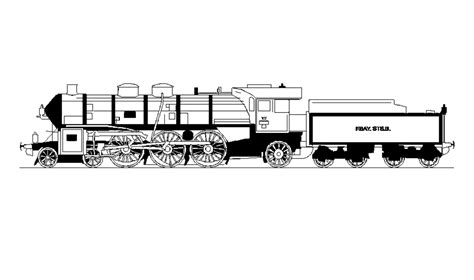 Sélection de dessins de coloriage train à imprimer sur LaGuerche.com