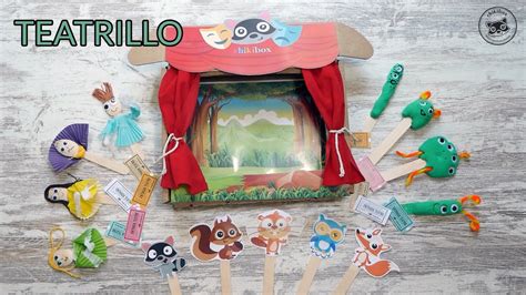 Teatro De Marionetas Manualidades Fáciles Para Niños Con Chikibox