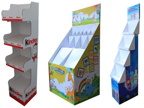 Corrugated Floor Display Stands Cardboard Retail