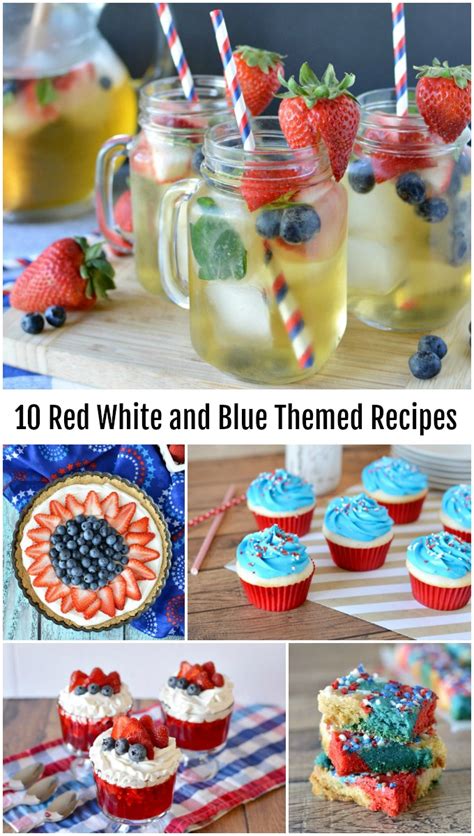10 Red White And Blue Themed Recipes The Rebel Chick