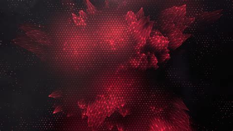 3840x2160 Low Poly Red Triangle Art Abstract 4k Hd 4k Wallpapers