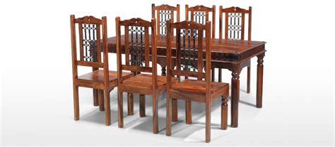 Dining table 4 seater creates the best memories in the home when all the family members gathered around it. Jali Sheesham 180 cm Thakat Dining Table and 6 Chairs ...