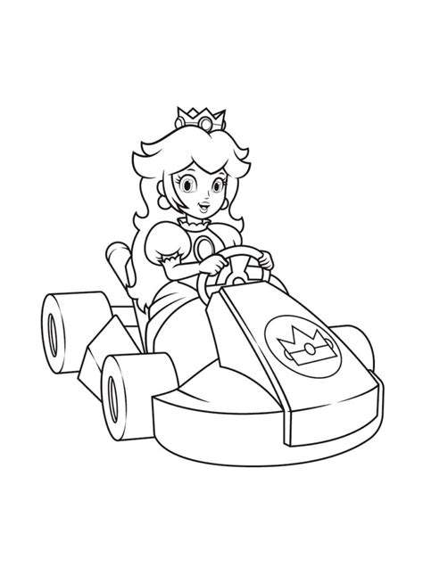 Ausmalbilder Prinzessin Peach Und Mario Spiele Ausmalbildtv