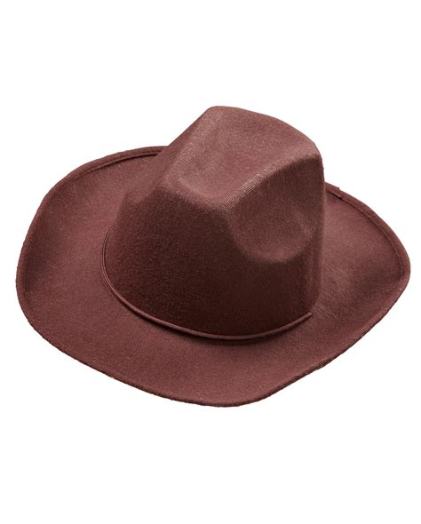 Cowboy Felt Hat Brown Western Costume Accessories Horror