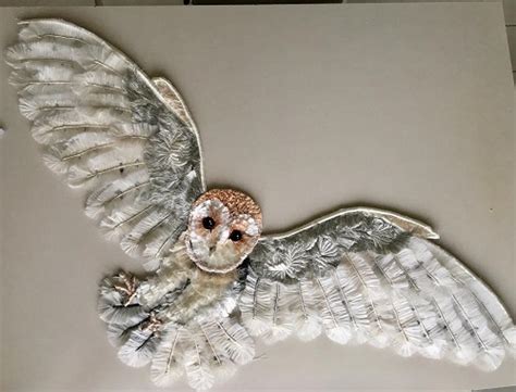 My Owl Barn Stunning Embroidered Work By Textile Artist Karen Nicol