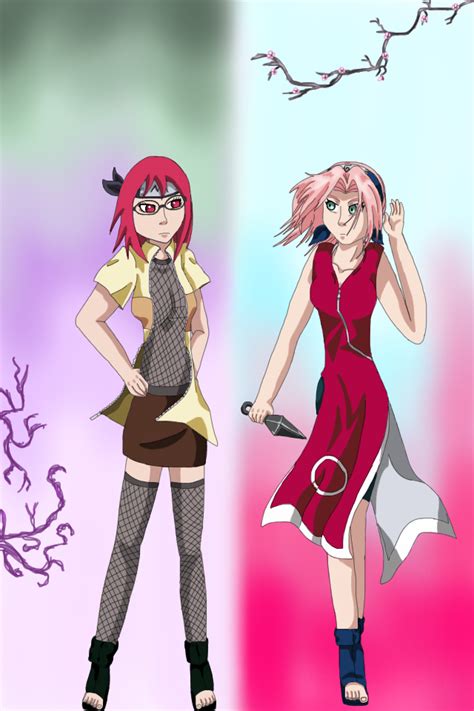 Karin Vs Sakura Pre Time Skip By Whitemageoftermina On Deviantart