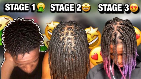 The Different Stages Of Dreads Explained Youtube