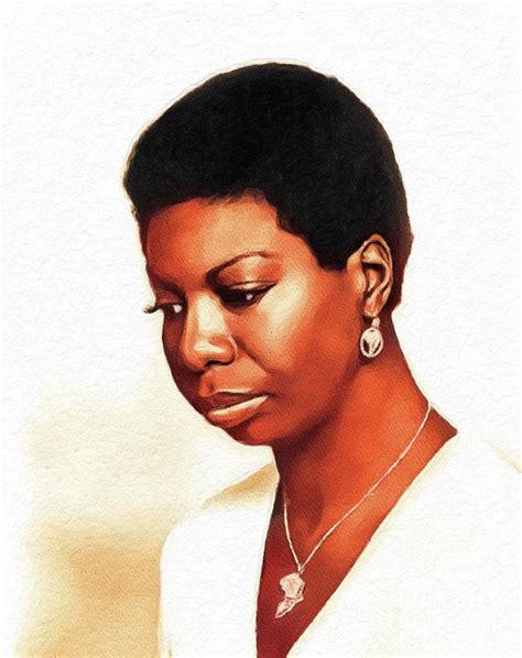 Nina Simone Music Legend Painting By Esoterica Art Agency Fine Art