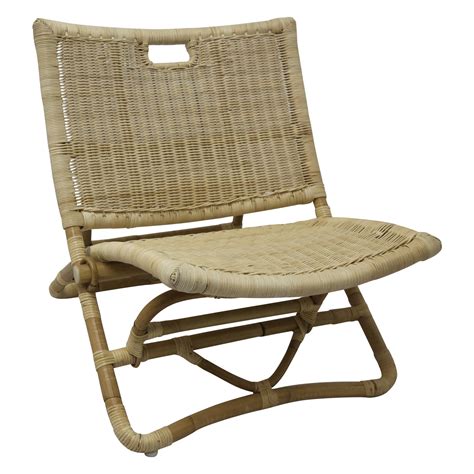 Rattan is most often paired with aluminum frames and the mix of rich rattan and polished aluminum creates a chair that is ideal for many outdoor patio available in dark espresso or white bone the rattan chairs from moda seating are designed for heavy commercial use and are 100% uv resistant. Folding Rattan Beach Chair - Lost and Found