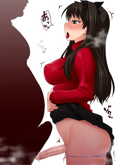 Rule 34 Black Hair Commentary Request Cum Cumming Fat Man Fatestay Night Fate Series Female