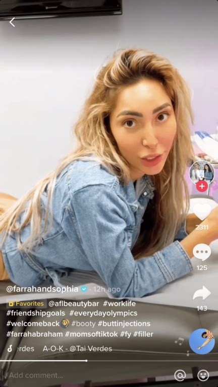 Farrah Abraham Im Gonna Flaunt My New Booty All Day And All Night The Hollywood Gossip