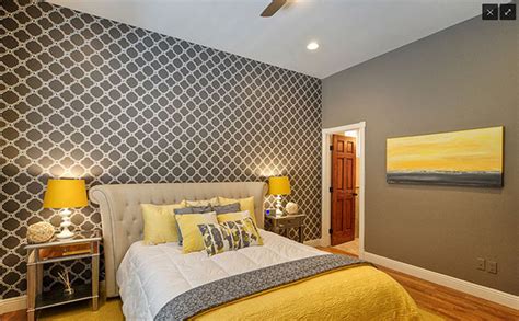 These beautiful patterns are ideal as backgrounds for business cards, wedding invitations, greeting cards, christmas cards, fashion projects, websites. 20 Trendy Bedrooms With Geometric Wallpaper Designs | Home Design Lover