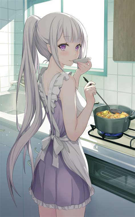 Emilia Rezero Kara Hajimeru Isekai Seikatsu Image By Echiru39