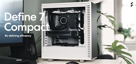 Fractal Design Define 7 Compact White Brushed Aluminumsteel Atx