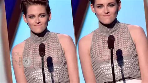 Controversial Studio Kristen Stewart Nip Slip On Stage Hollywood Films Awards Youtube