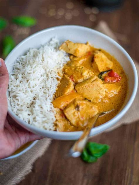 Instant Pot Thai Chicken Curry And Rice Pot In Pot Method Caramel