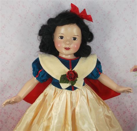 20 American Child Effanbee Snow White Doll Composition Snow White