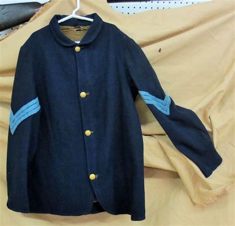 Fine Original Civil War Union 4 Button Sack Coat Exceptional War