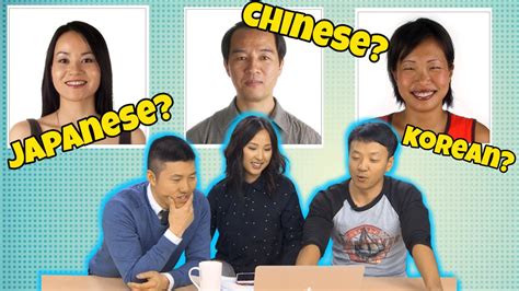 How To Tell Chinese Koreans And Japanese Apart Youtube