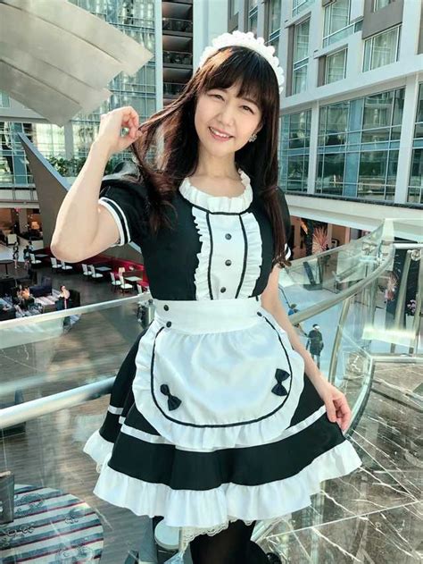 【image】kikuko Inoues Maid Cos Appearance Well Its Not Even Without