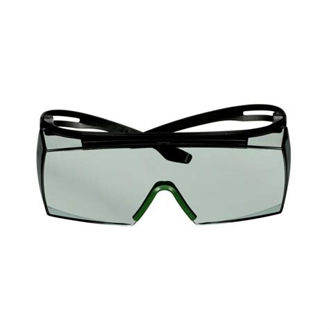 3m™ securefit™ 3700 series safety glasses sf3717as blk black temple ir 1 7 grey otg anti