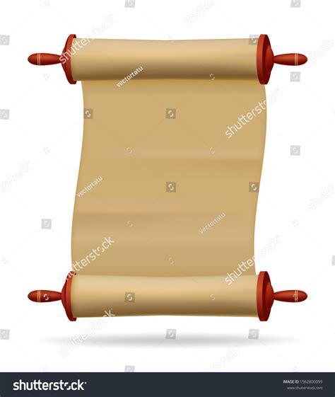 Blank Paper Text Scroll Ancient Royal Stock Vector Royalty Free