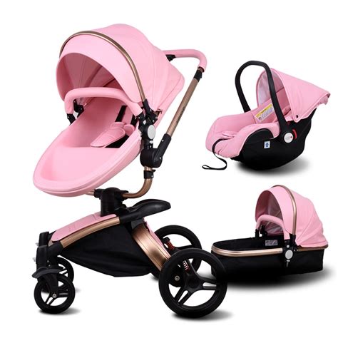 Babyfond 3 In 1 Baby Stroller Newborn Luxury Pram High Landscape Carri