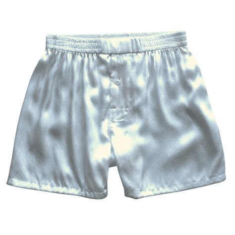 White Pearl Satin Silk Boxers