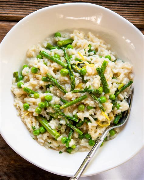 Risotto With Asparagus And Peas Blue Jean Chef Meredith Laurence