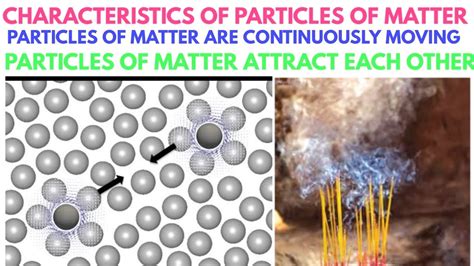Characteristics Of Particles Of Matter Class 9 Particles Of Matter