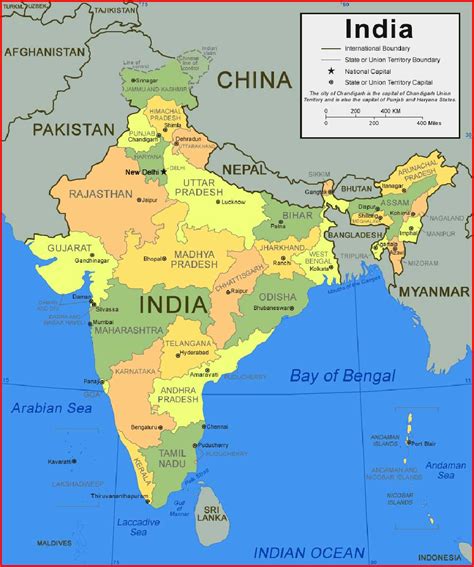 Benua asia mencakup 8,7% dari total luas permukaan bumi, ia. Peta Wilayah / Negara India