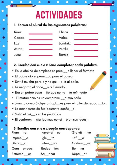 Uso De La C S Y Z Interactive Worksheet Live Worksheets