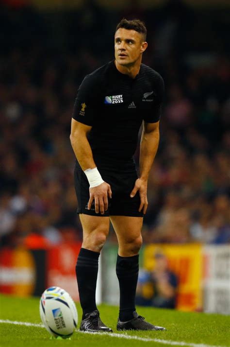 Footy Players Dan Carter Of The New Zealand All Blacks