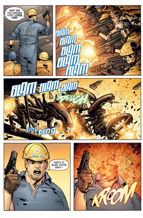 You can use left and right keyboard keys to browse between pages. Aliens vs. Predator: Three World War TPB :: Profile ...
