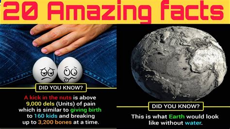 top 20 amazing factsand interesting facts about earth more facts youtube