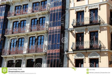 Buildings In Plaza Zocodover Toledo Spain Stock Photo