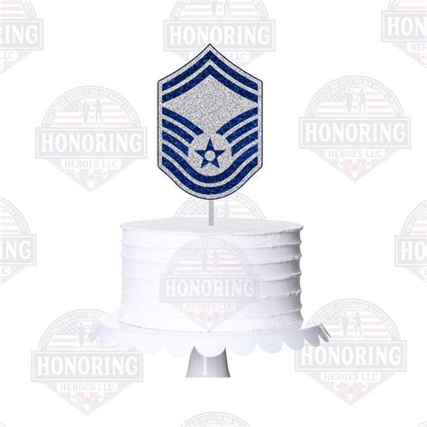 Air Force Enlisted Rank Cake Topper And Centerpiece Usaf Etsy