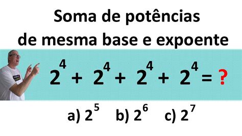 A Quarta Potência Do Dobro De 5