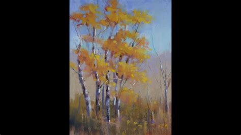 Sunday Studio Aspen Trees In Pastel Painting Demo Youtube