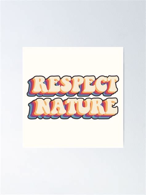 Aesthetic Vintage Respect Nature Poster For Sale By Star10008 Redbubble