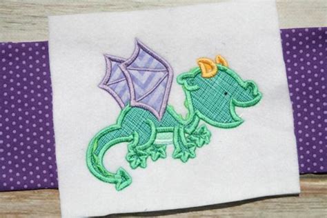 Dashing Dragons Applique Set 3 Sizes Products Swak Embroidery