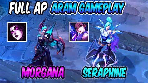 Full Ap Diamond Morgana And Seraphine Aram Gameplay Best Build And Runes