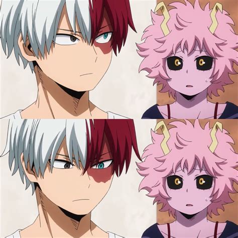 Todoroki Shouto Ashido Mina Boku No Hero Academia Boku No Hero