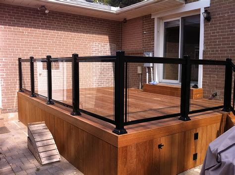 Metal deck railings can be assembled from individual components, but most often are purchased as kit with the railings and fittings included. Aluminum Deck Railing in Toronto and GTA