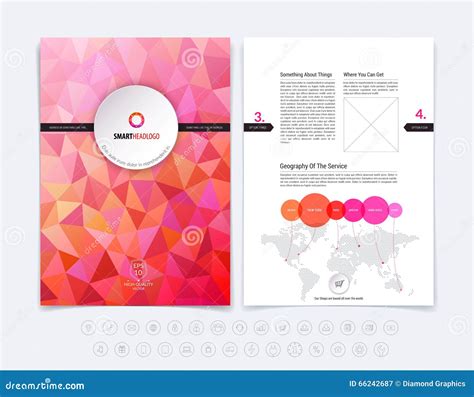Abstract Business Brochure Flyer And Cover Design Layout Template With
