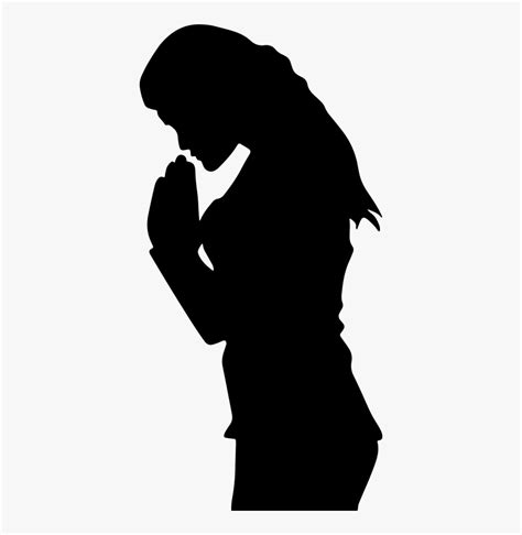 Prayer Woman Praying Hands Silhouette Clip Art Woman Praying Clip Art