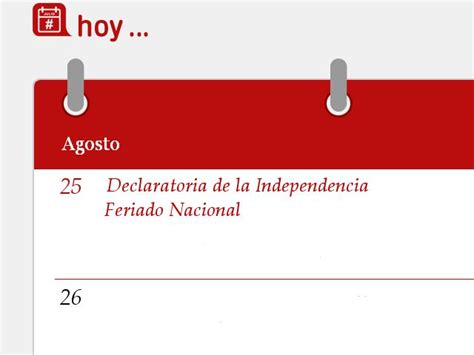 25 de agosto de 1948. 25 de Agosto, Feriado Nacional : Viajando por Uruguay