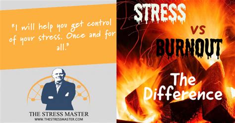 Stress Vs Burnout The Stress Master