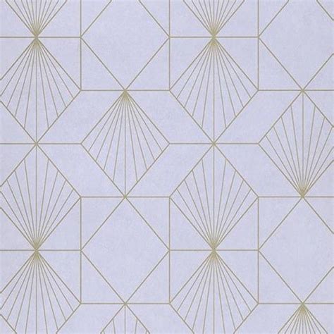 Halcyon Lilac Geometric 366070 Brewster Wallpaper Lilac Geometric