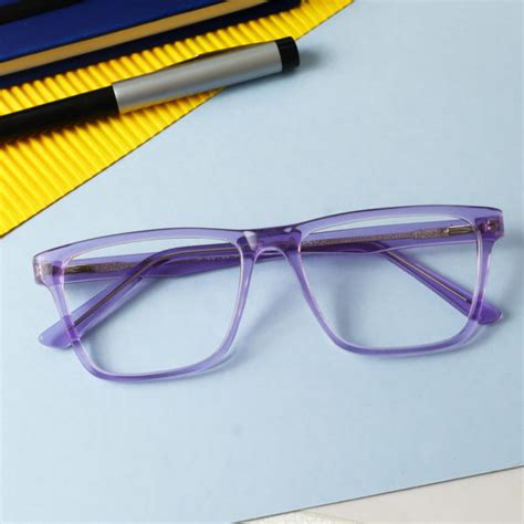 Cleardekho Purple Full Rim Wayfarer Eyeglass Cleardekho Eyeglasses Sunglasses Contact